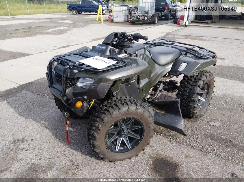 2025 Honda Trx420 Fm VIN: 1HFTE400XSJ106349 Lot: 45605343