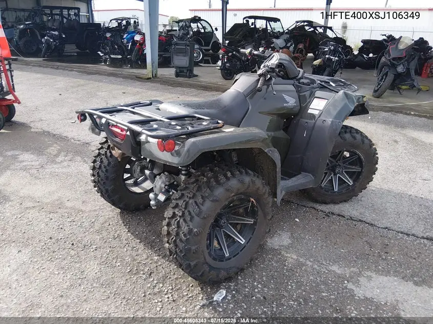 2025 Honda Trx420 Fm VIN: 1HFTE400XSJ106349 Lot: 45605343