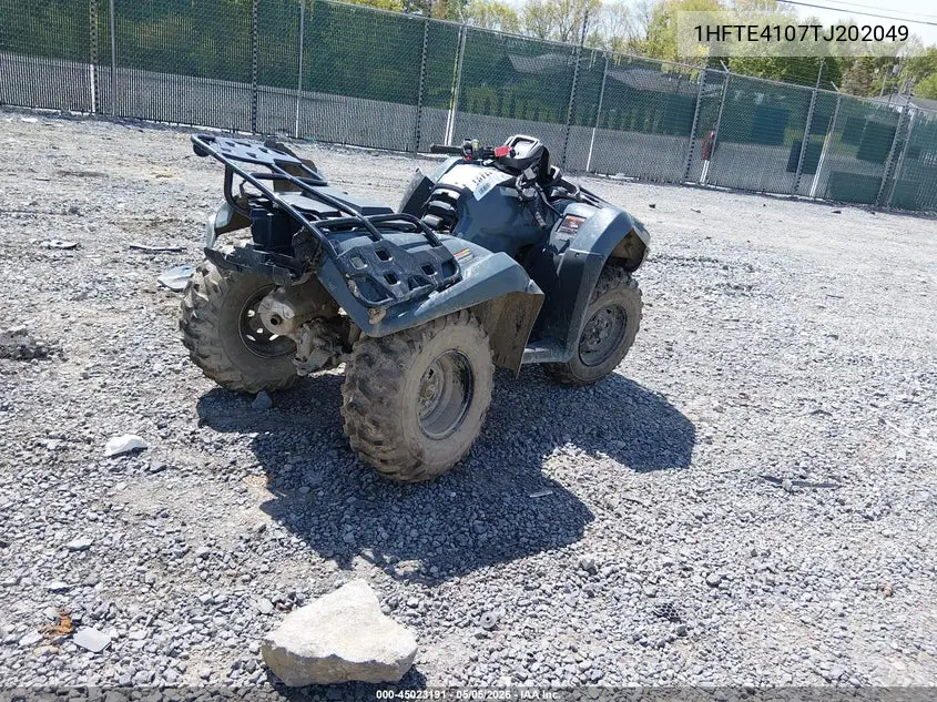 2026 Honda Trx420 Fa VIN: 1HFTE4107TJ202049 Lot: 45023191