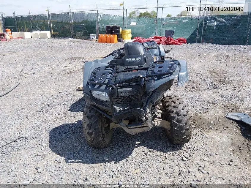 2026 Honda Trx420 Fa VIN: 1HFTE4107TJ202049 Lot: 45023191