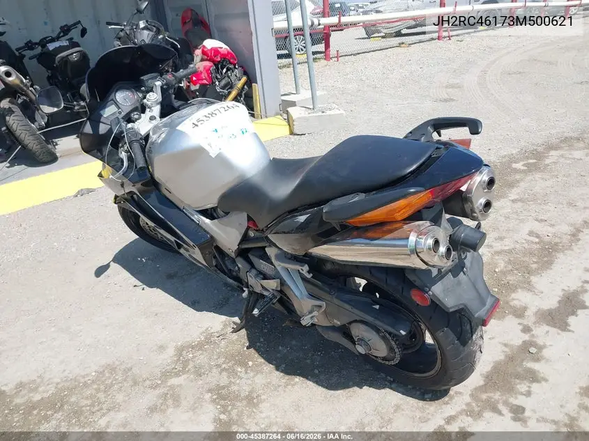 2003 Honda Vfr800 VIN: JH2RC46173M500621 Lot: 45387264