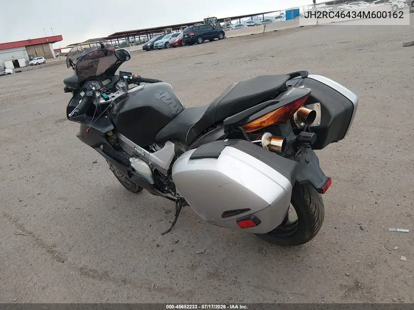 2004 Honda Vfr800 A VIN: JH2RC46434M600162 Lot: 45652233