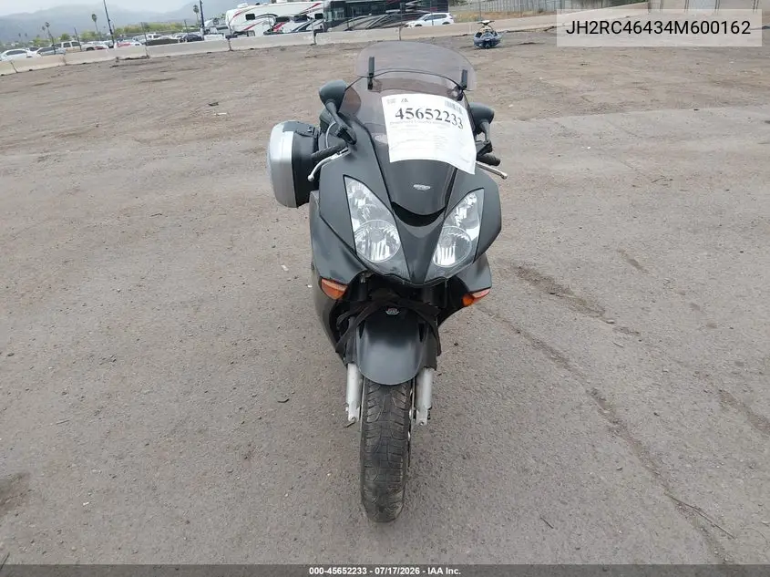 2004 Honda Vfr800 A VIN: JH2RC46434M600162 Lot: 45652233