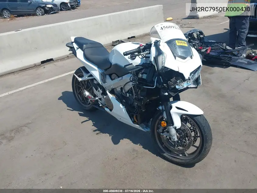 2014 Honda Vfr800 F VIN: JH2RC7950EK000430 Lot: 45609238