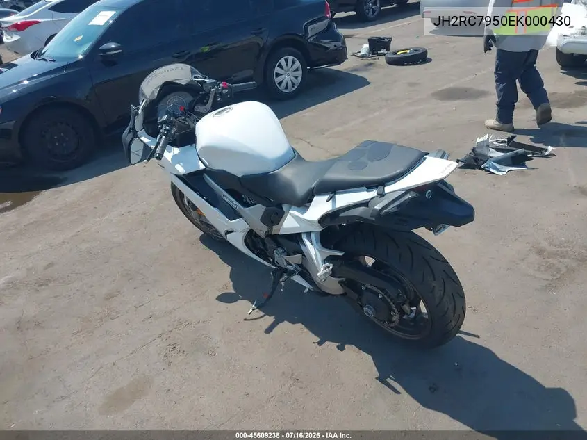 2014 Honda Vfr800 F VIN: JH2RC7950EK000430 Lot: 45609238