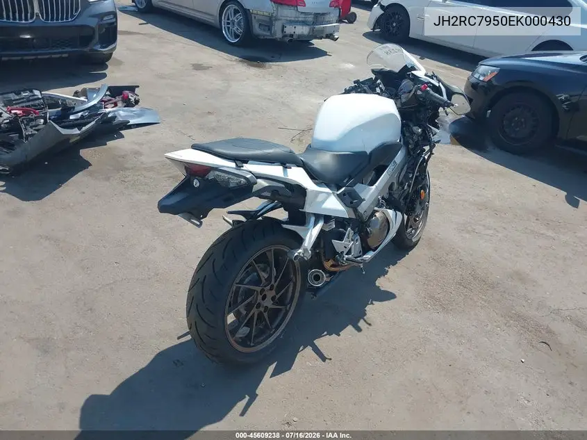 2014 Honda Vfr800 F VIN: JH2RC7950EK000430 Lot: 45609238