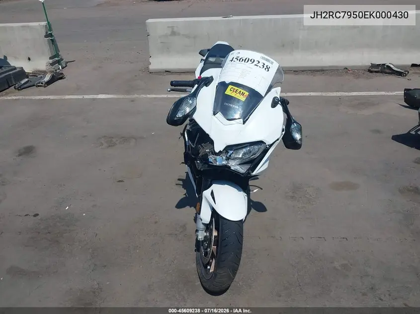 2014 Honda Vfr800 F VIN: JH2RC7950EK000430 Lot: 45609238