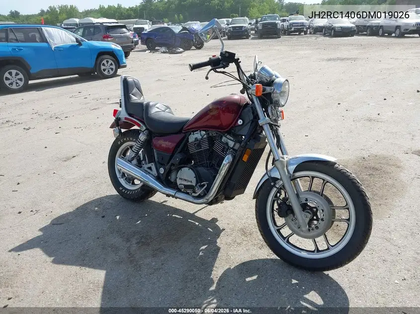 1983 Honda Vt750 VIN: JH2RC1406DM019026 Lot: 45290050