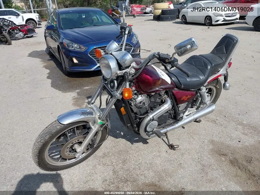 1983 Honda Vt750 VIN: JH2RC1406DM019026 Lot: 45290050