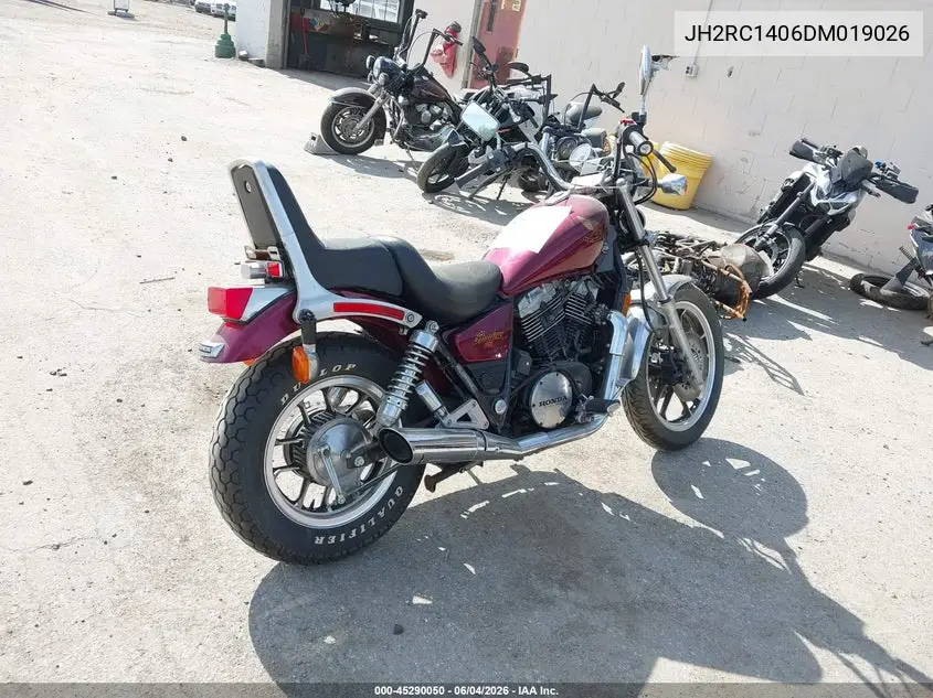 1983 Honda Vt750 VIN: JH2RC1406DM019026 Lot: 45290050