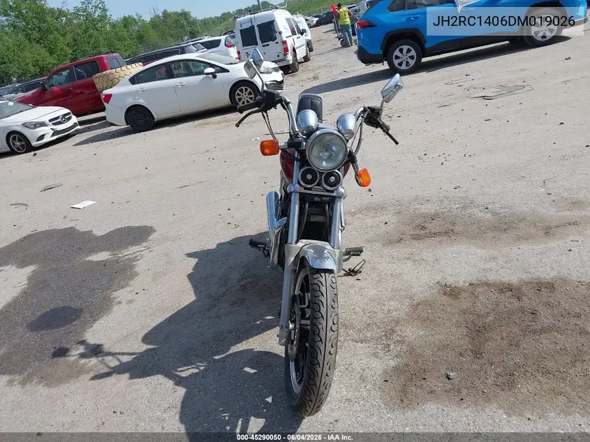 1983 Honda Vt750 VIN: JH2RC1406DM019026 Lot: 45290050