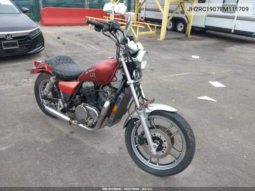 1985 Honda Vt700 C VIN: JH2RC1907FM111709 Lot: 45196942