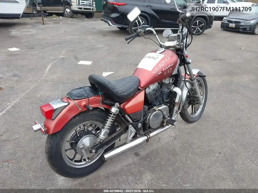 1985 Honda Vt700 C VIN: JH2RC1907FM111709 Lot: 45196942
