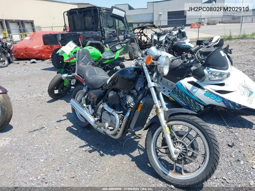 1985 Honda Vt500 C VIN: JH2PC0802FM202910 Lot: 45600998