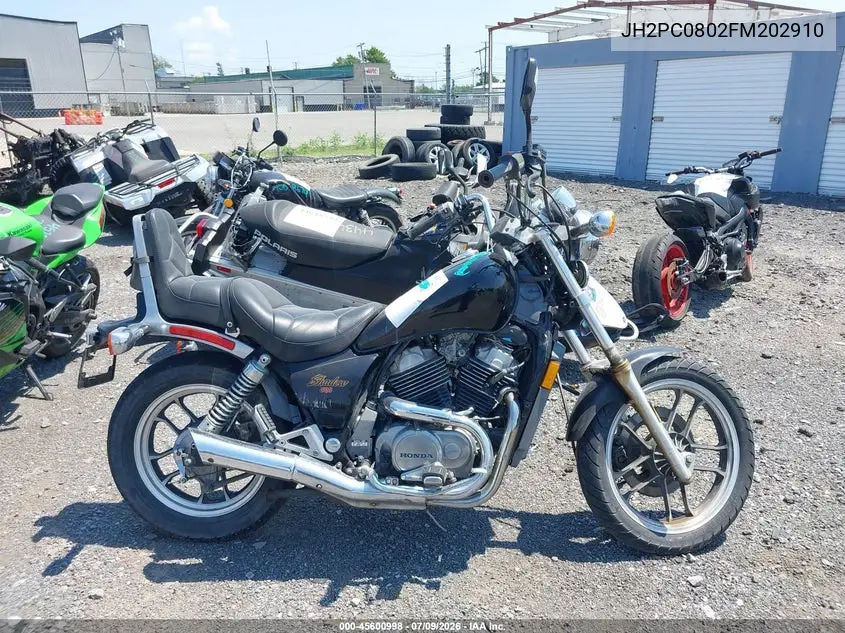 1985 Honda Vt500 C VIN: JH2PC0802FM202910 Lot: 45600998