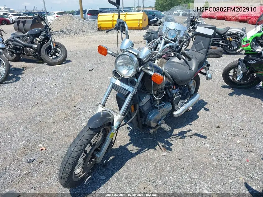 1985 Honda Vt500 C VIN: JH2PC0802FM202910 Lot: 45600998
