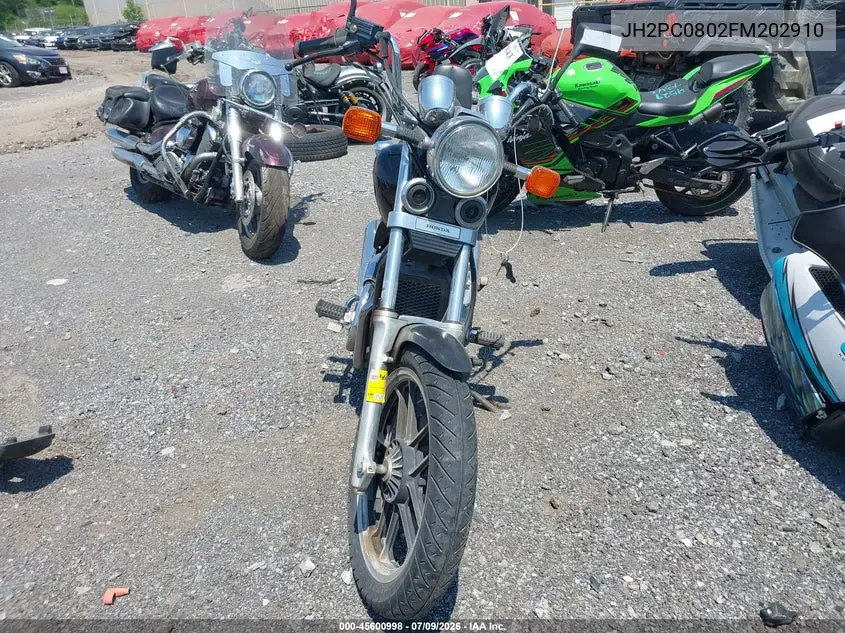 1985 Honda Vt500 C VIN: JH2PC0802FM202910 Lot: 45600998
