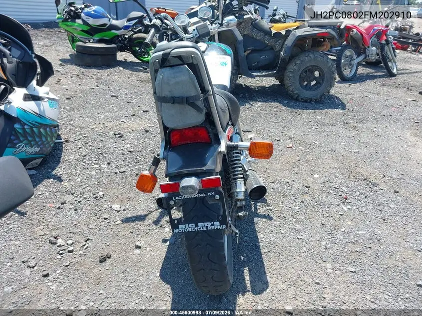 1985 Honda Vt500 C VIN: JH2PC0802FM202910 Lot: 45600998
