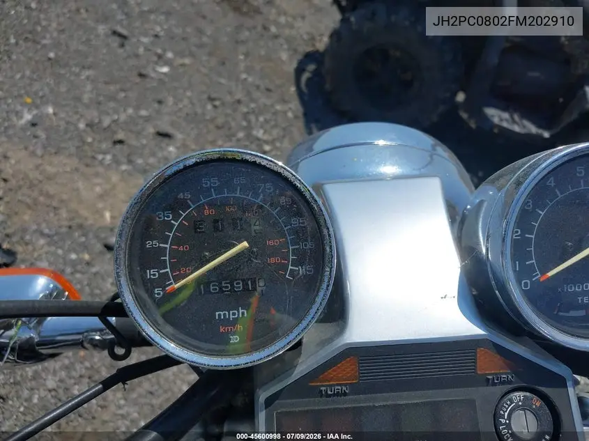1985 Honda Vt500 C VIN: JH2PC0802FM202910 Lot: 45600998