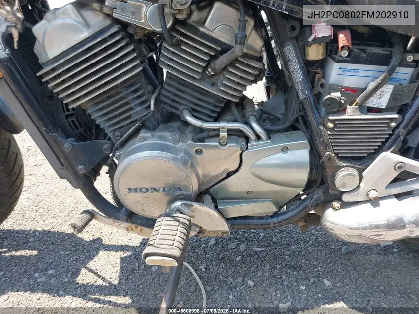 1985 Honda Vt500 C VIN: JH2PC0802FM202910 Lot: 45600998