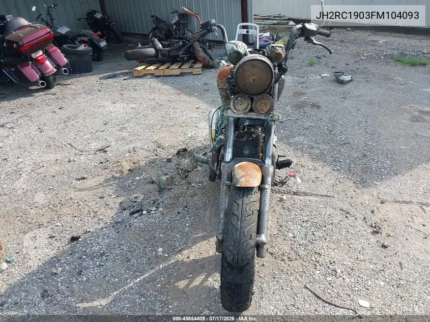1985 Honda Vt700 C VIN: JH2RC1903FM104093 Lot: 45654409