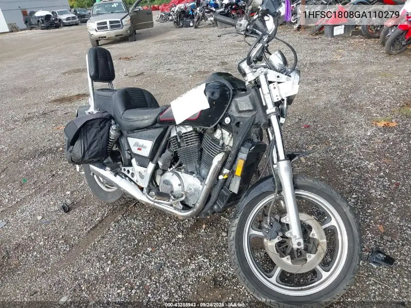 1986 Honda Vt1100 C VIN: 1HFSC1808GA110279 Lot: 43285943