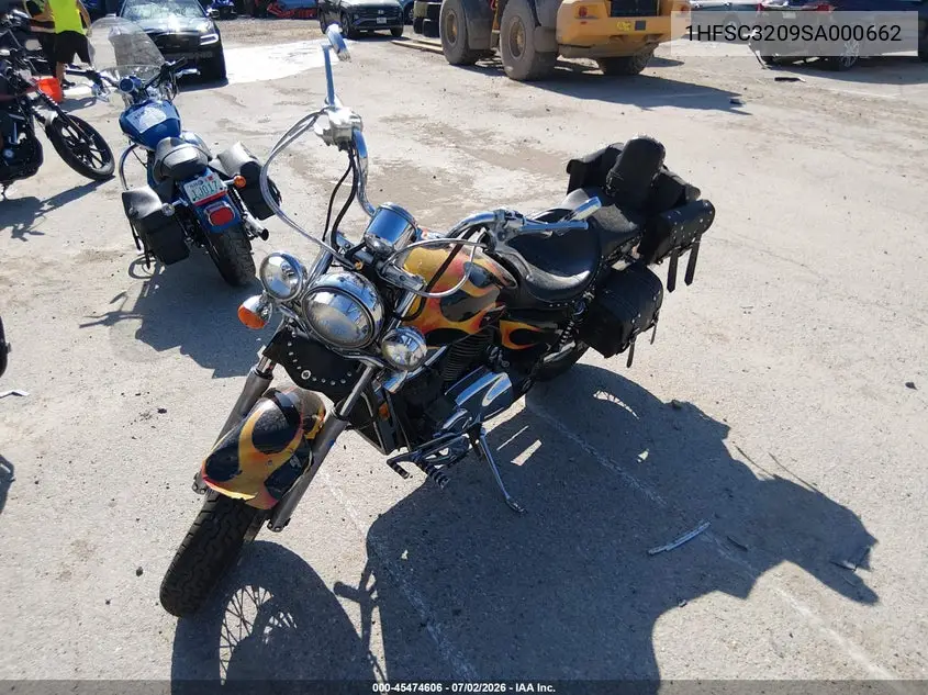 1995 Honda Vt1100 C2 VIN: 1HFSC3209SA000662 Lot: 45474606
