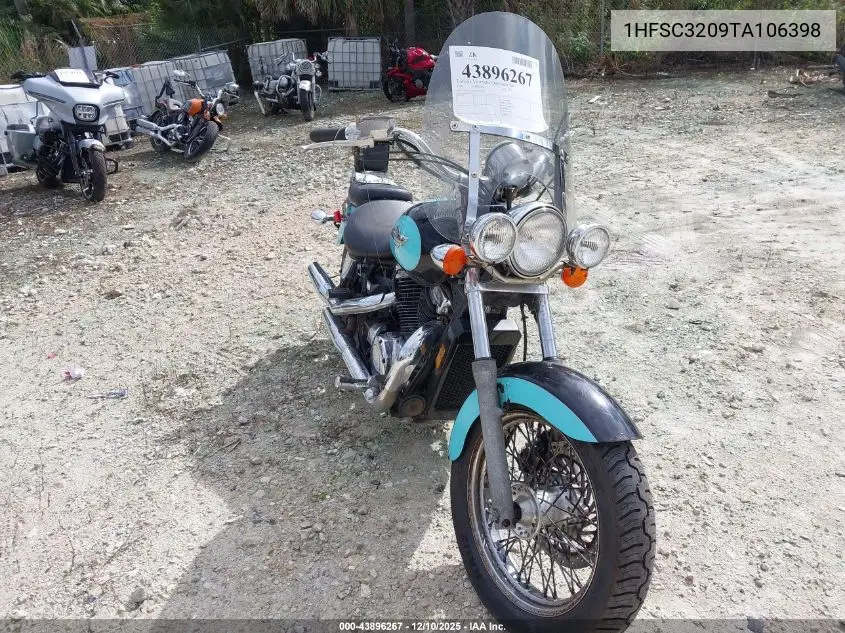 1996 Honda Vt1100 C2 VIN: 1HFSC3209TA106398 Lot: 43896267