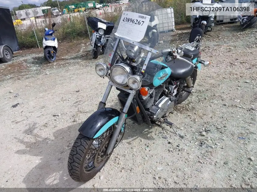 1996 Honda Vt1100 C2 VIN: 1HFSC3209TA106398 Lot: 43896267
