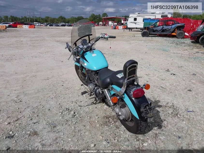 1996 Honda Vt1100 C2 VIN: 1HFSC3209TA106398 Lot: 43896267