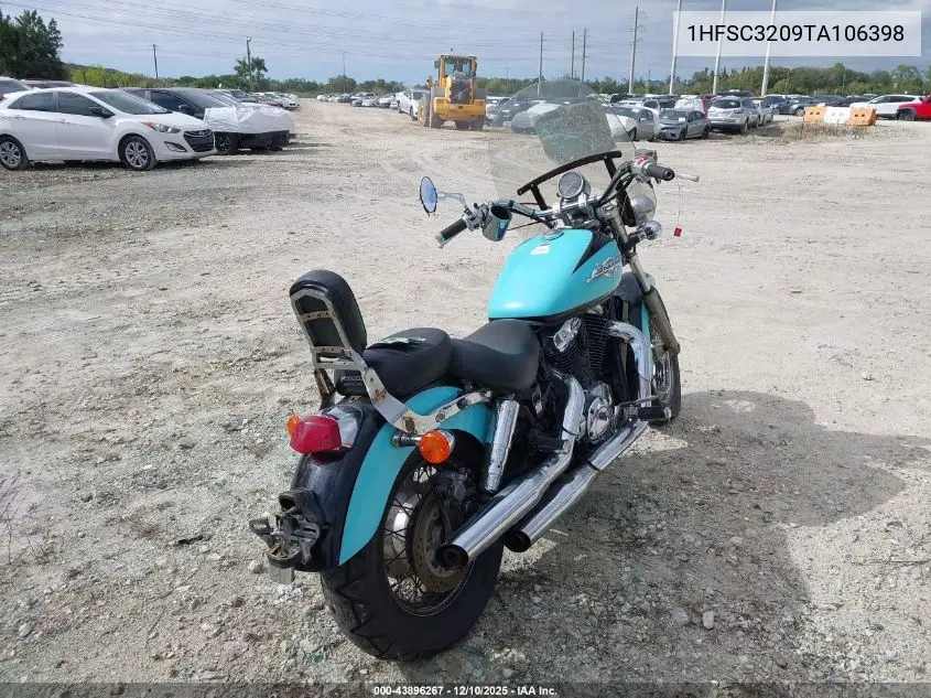 1996 Honda Vt1100 C2 VIN: 1HFSC3209TA106398 Lot: 43896267