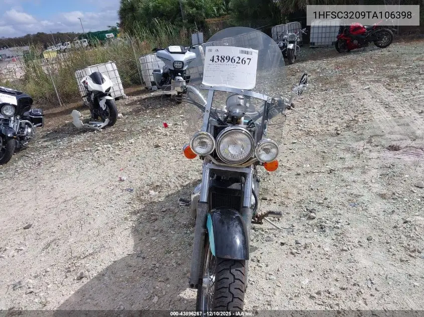 1996 Honda Vt1100 C2 VIN: 1HFSC3209TA106398 Lot: 43896267