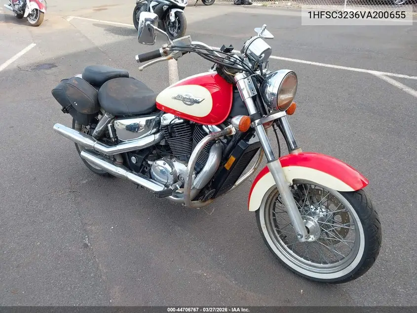 1997 Honda Vt1100 C2A/C2Ac VIN: 1HFSC3236VA200655 Lot: 44706767