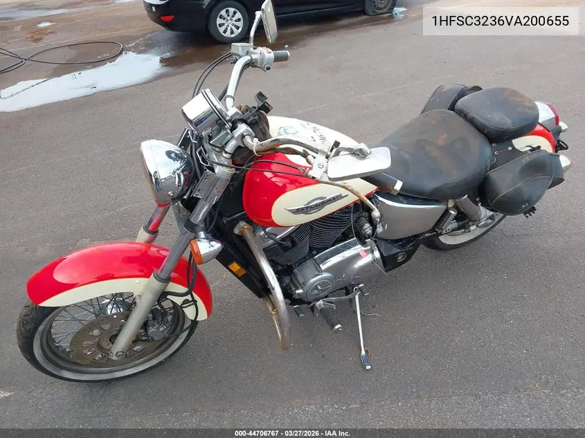 1997 Honda Vt1100 C2A/C2Ac VIN: 1HFSC3236VA200655 Lot: 44706767