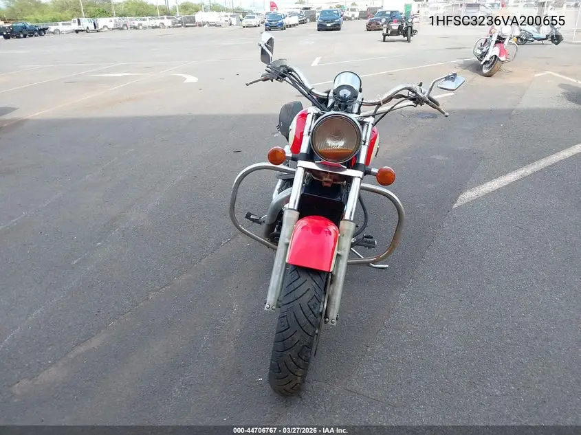 1997 Honda Vt1100 C2A/C2Ac VIN: 1HFSC3236VA200655 Lot: 44706767