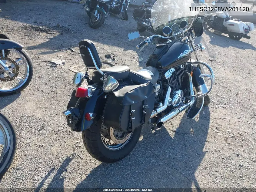 1997 Honda Vt1100 C2/C2B VIN: 1HFSC3208VA201120 Lot: 45262374