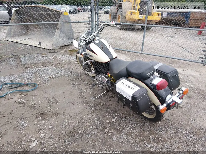 1997 Honda Vt1100 C2A/C2Ac VIN: 1HFSC3235VA201568 Lot: 45459867