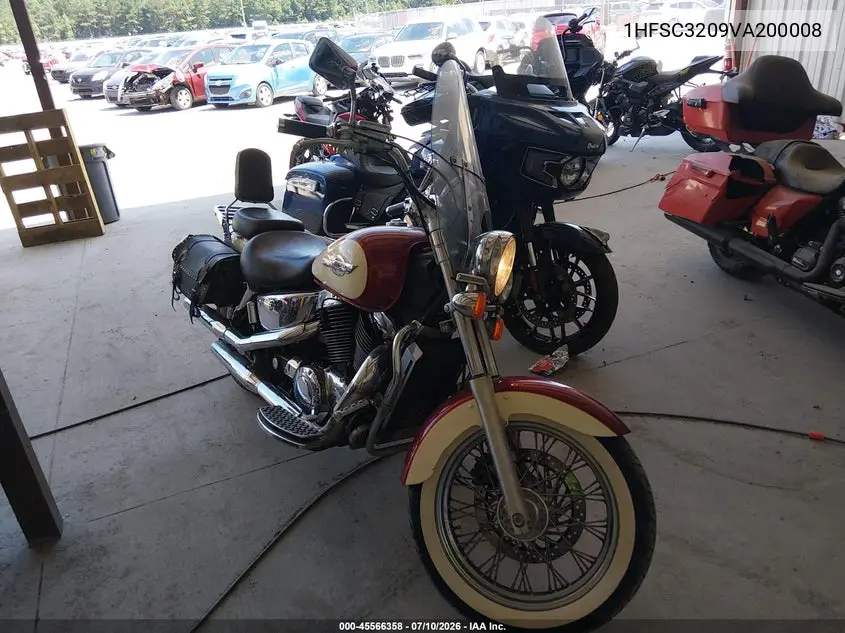 1997 Honda Vt1100 C2/C2B VIN: 1HFSC3209VA200008 Lot: 45566358
