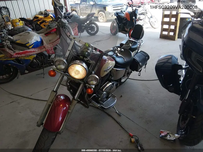 1997 Honda Vt1100 C2/C2B VIN: 1HFSC3209VA200008 Lot: 45566358