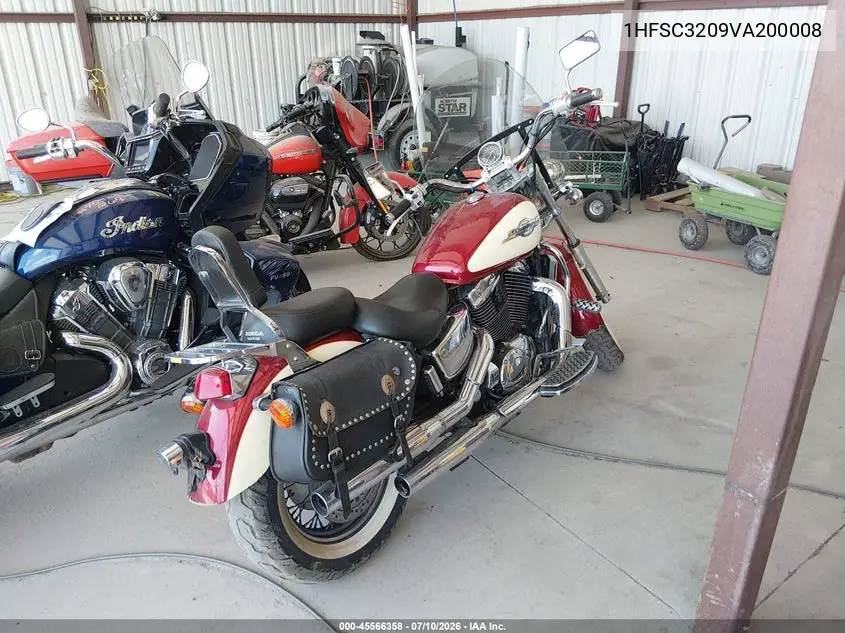 1997 Honda Vt1100 C2/C2B VIN: 1HFSC3209VA200008 Lot: 45566358