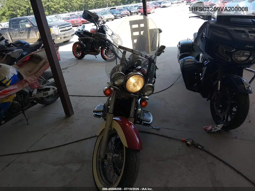 1997 Honda Vt1100 C2/C2B VIN: 1HFSC3209VA200008 Lot: 45566358