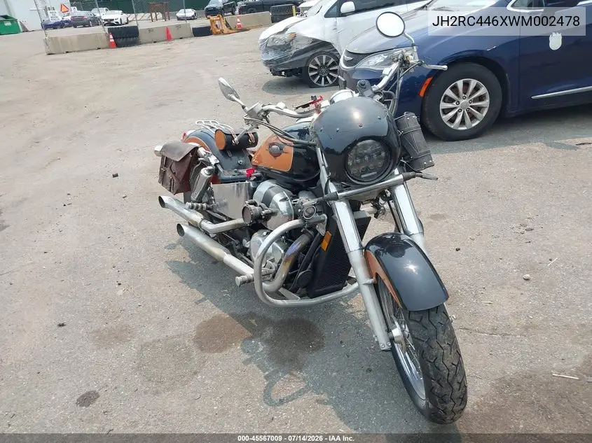 1998 Honda Vt750 Cd2 VIN: JH2RC446XWM002478 Lot: 45567009