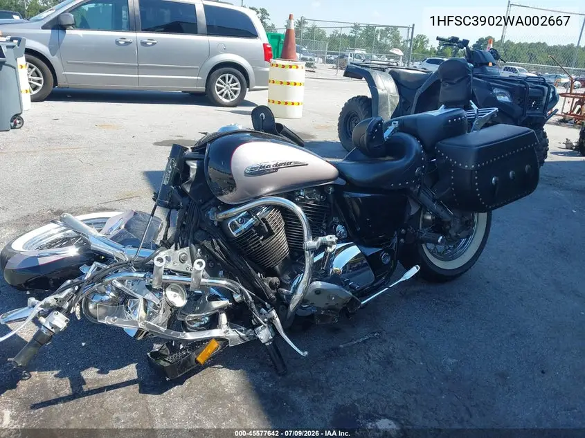 1998 Honda Vt1100 C3 VIN: 1HFSC3902WA002667 Lot: 45577642