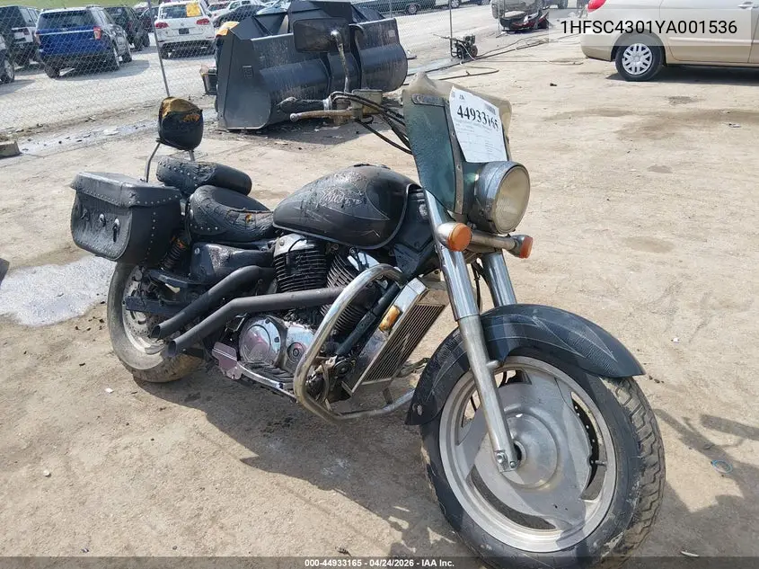 2000 Honda Vt1100 C2 VIN: 1HFSC4301YA001530 Lot: 44933165