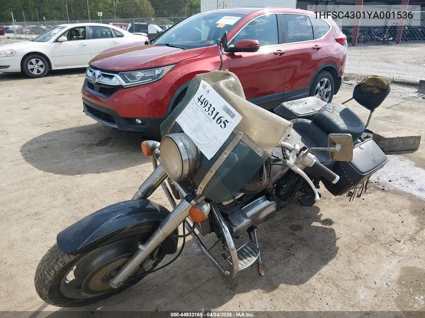 2000 Honda Vt1100 C2 VIN: 1HFSC4301YA001530 Lot: 44933165