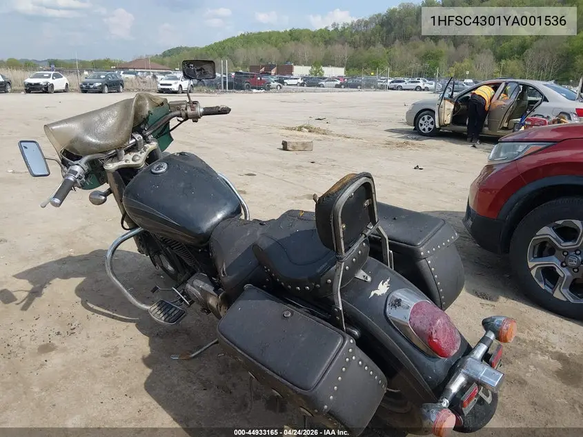 2000 Honda Vt1100 C2 VIN: 1HFSC4301YA001530 Lot: 44933165