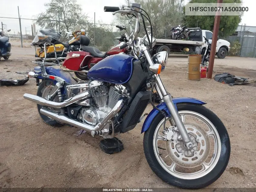 2001 Honda Vt1100 C VIN: 1HFSC18071A500300 Lot: 43757986