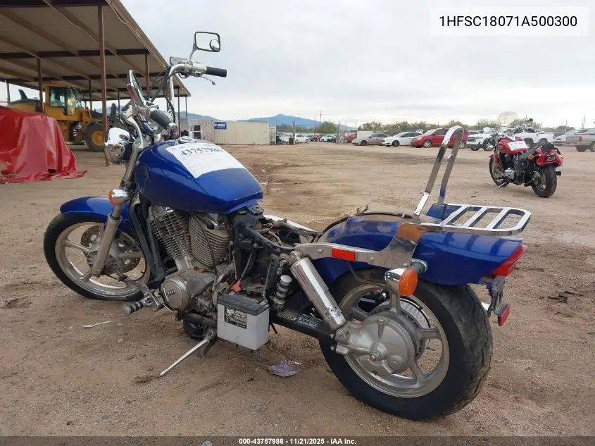 2001 Honda Vt1100 C VIN: 1HFSC18071A500300 Lot: 43757986