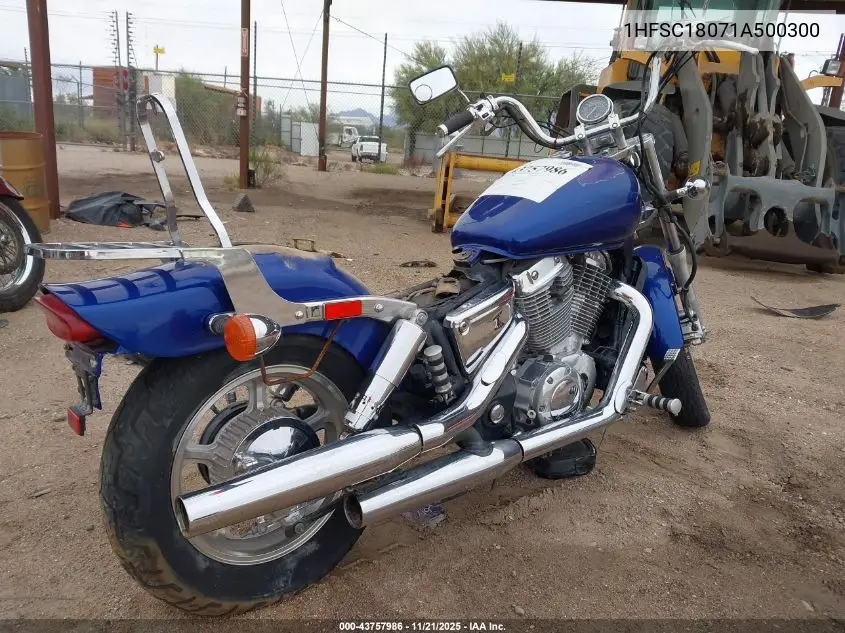 2001 Honda Vt1100 C VIN: 1HFSC18071A500300 Lot: 43757986