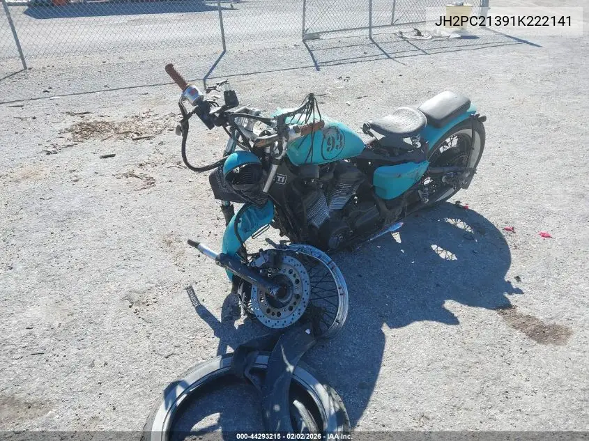 2001 Honda Vt600 Cd VIN: JH2PC21391K222141 Lot: 44293215